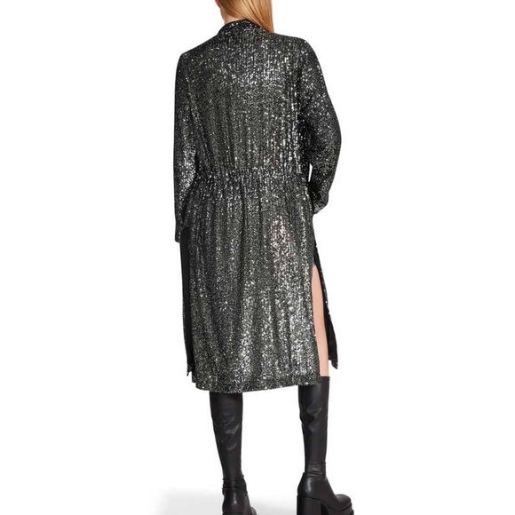 STEVE MADDEN Show Stopper Sequin Duster in Small - Picture 3 of 16